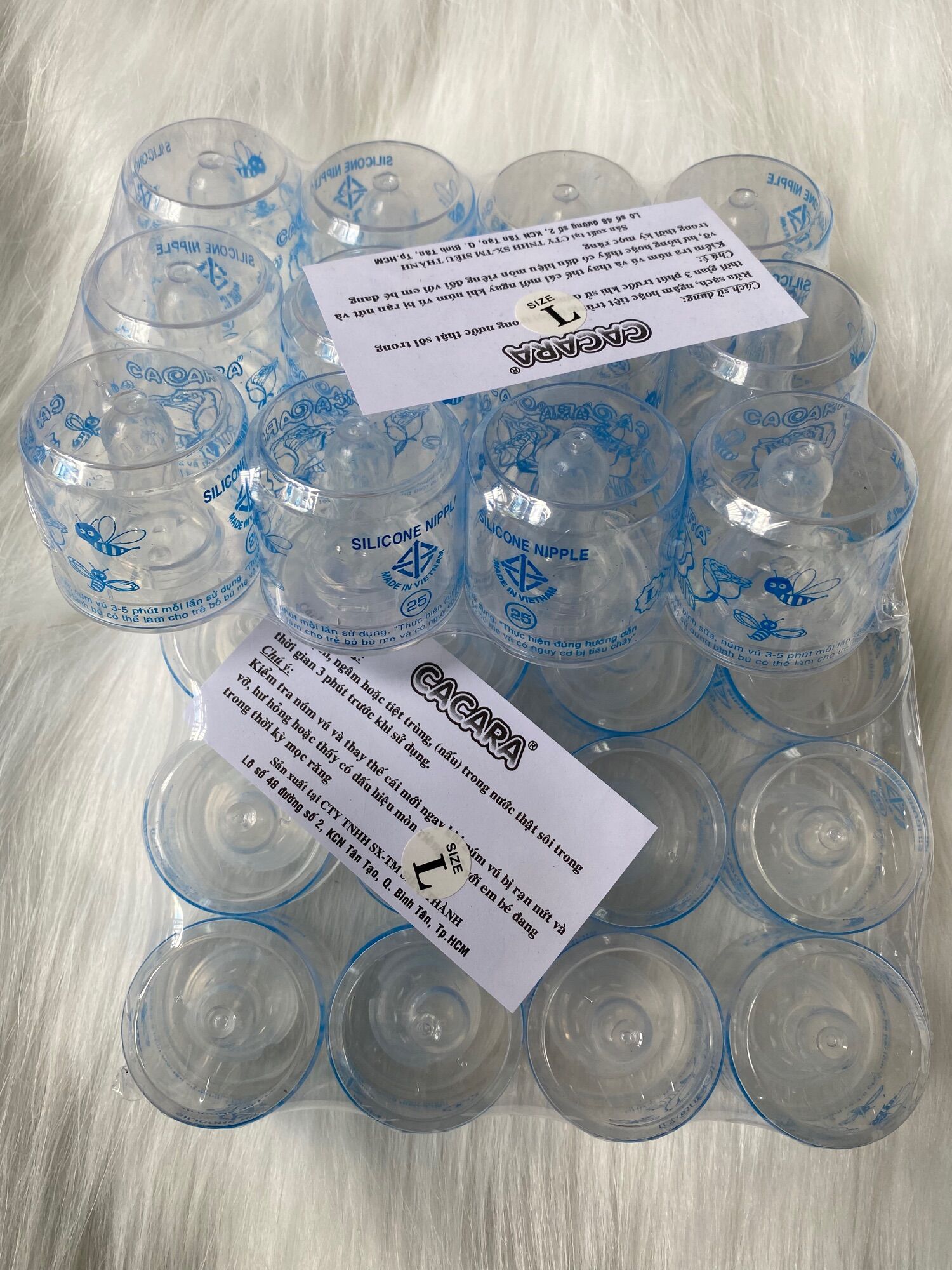 Núm Cacara silicone thay thể bình cacara, Mirai