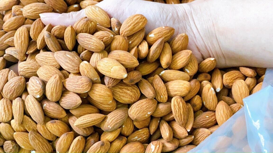 500G Hạt hạnh nhân Mỹ đã sấy chín