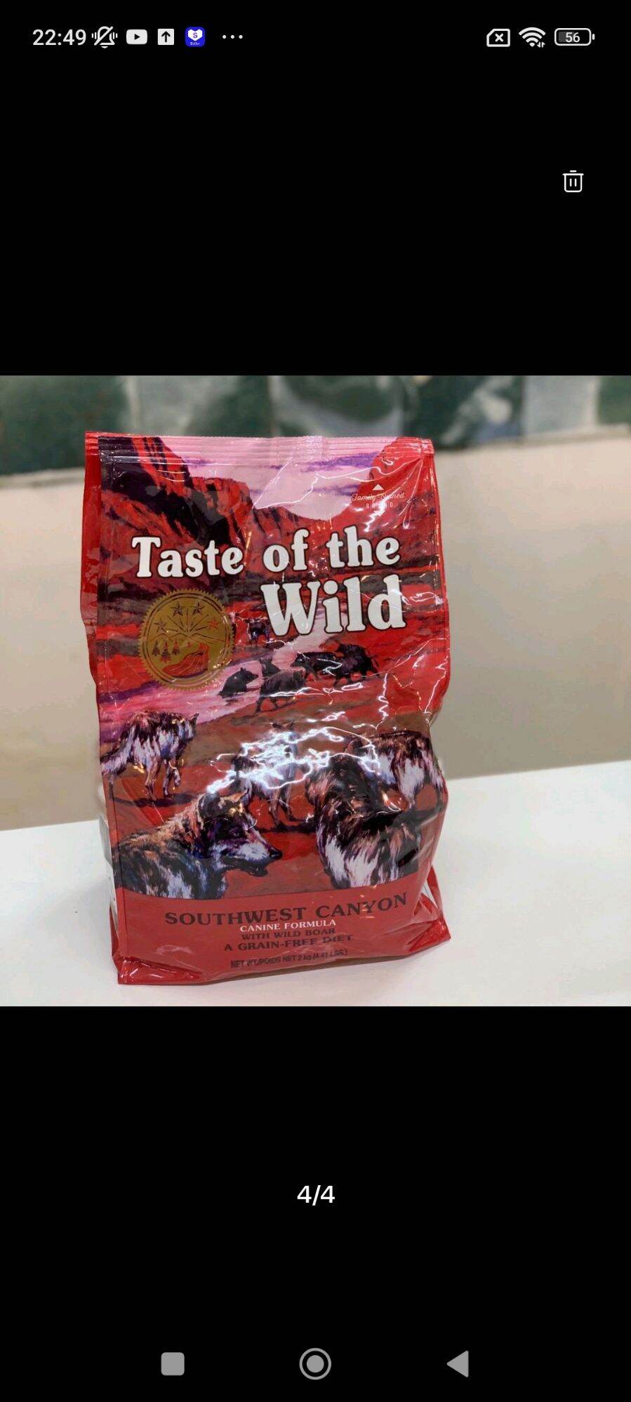 HẠT TASTE OF THE WILD CHO CHÓ 2KG