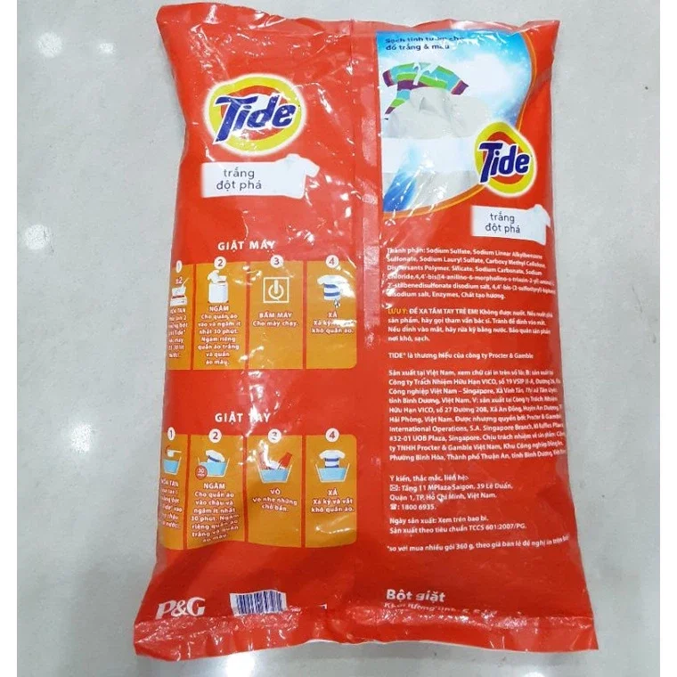 Bột giặt Tide 5kg