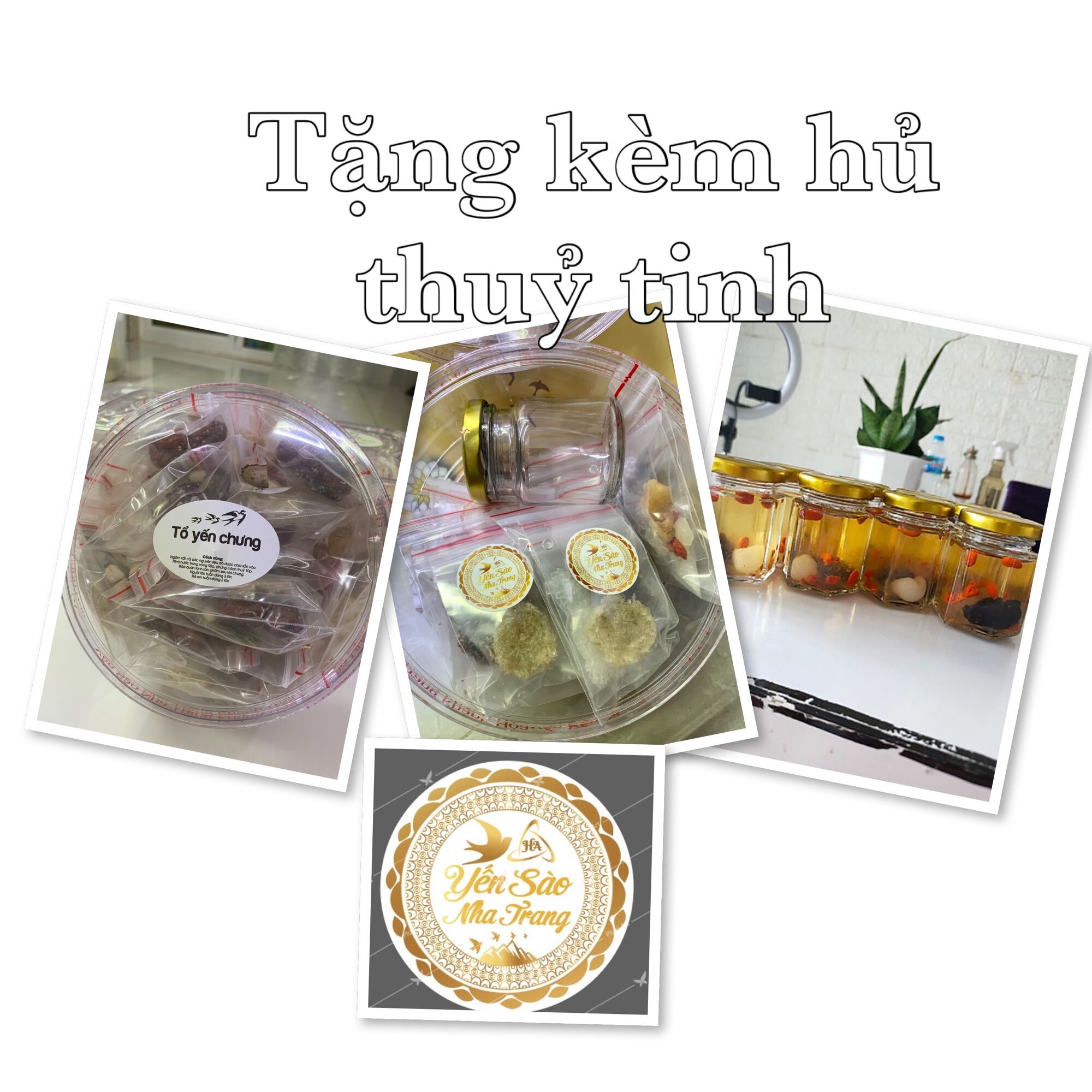 Hộp 5 viên yến viên baby + nguyên liệu chưng