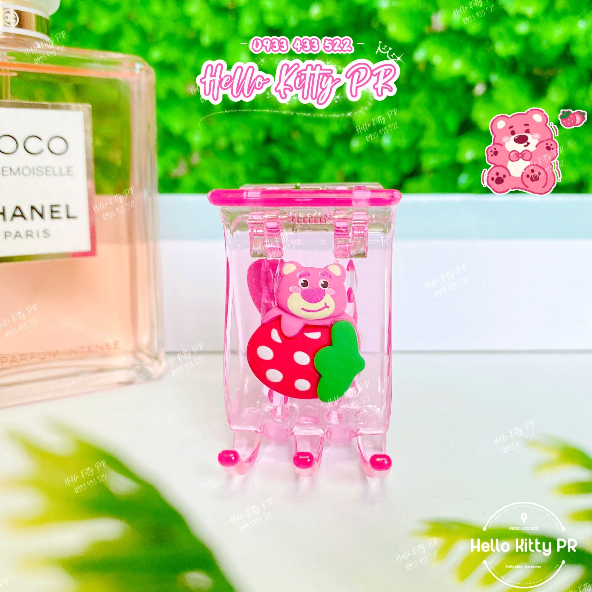 [Freeship Max] Kẹp càng cua 3 răng - 5 răng gấu dâu Lotso