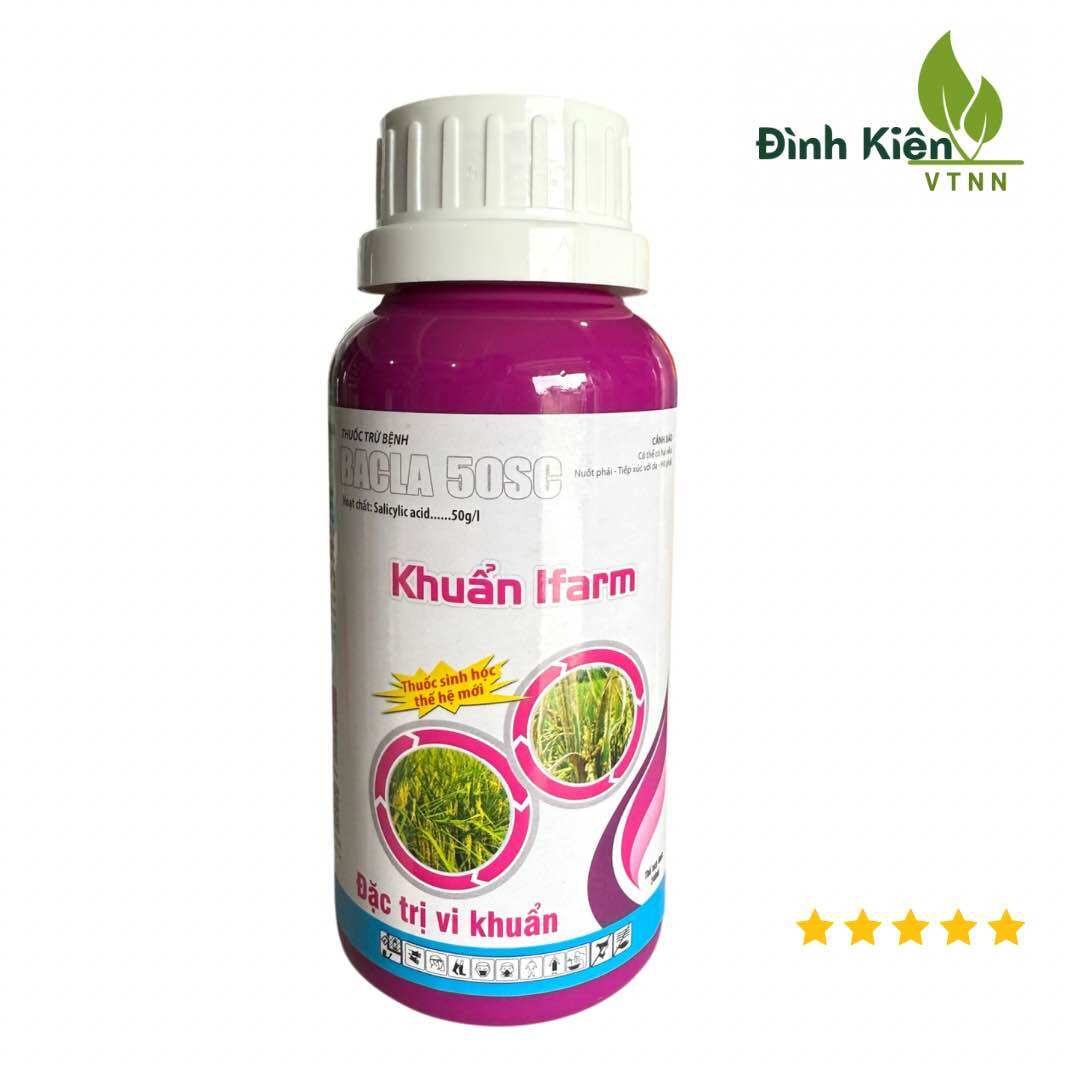 Ifarm Antibacterial Pesticide (240ml). Manage Bacteria, Leaf Blight, Yellow Leaf Spot, and Seed Rot. Dosage: 250-500Ml/Hectare.