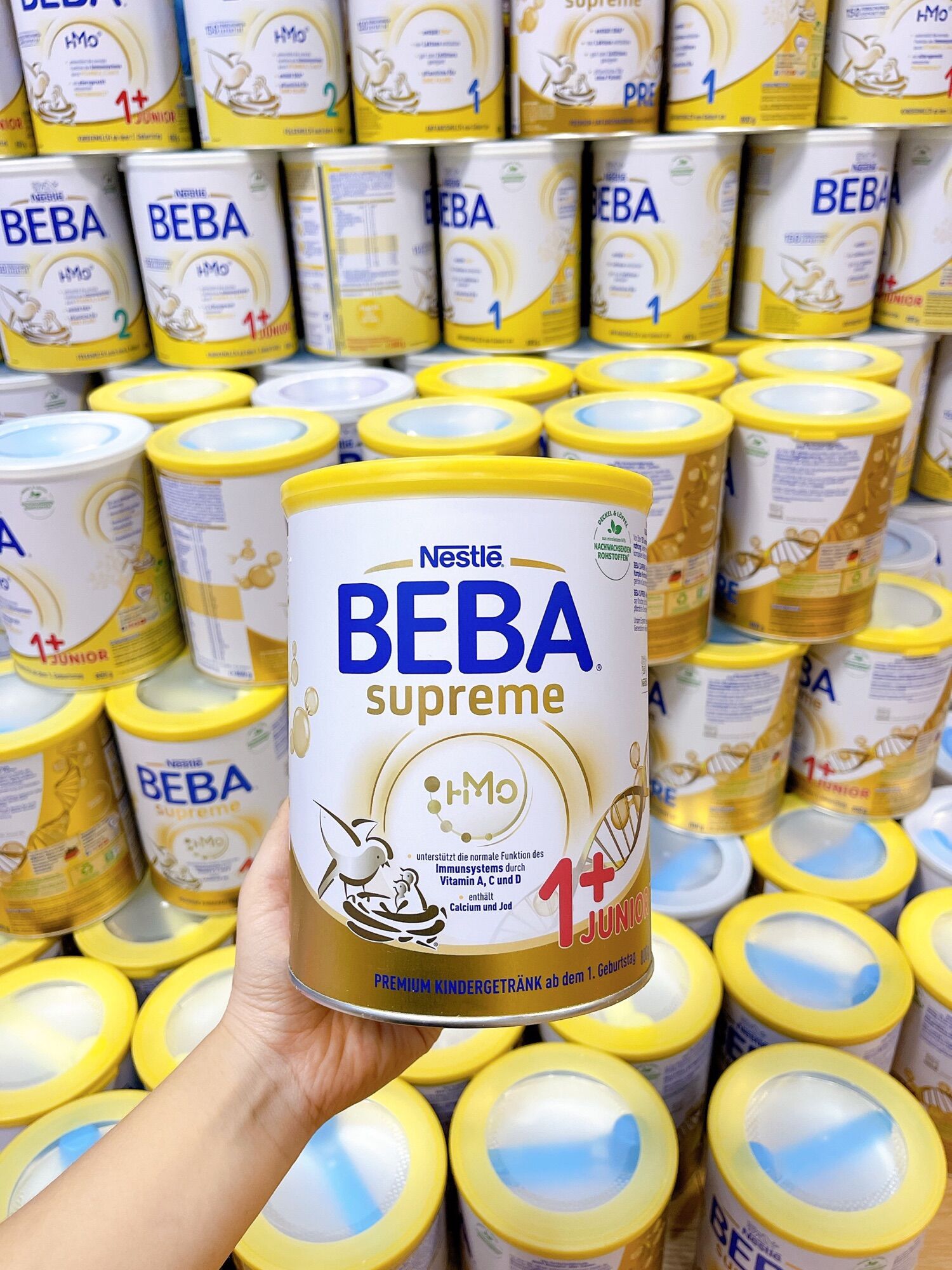 Sữa BeBa Supreme thủy phân một phần ( cho bé di ứng sữa bò)
