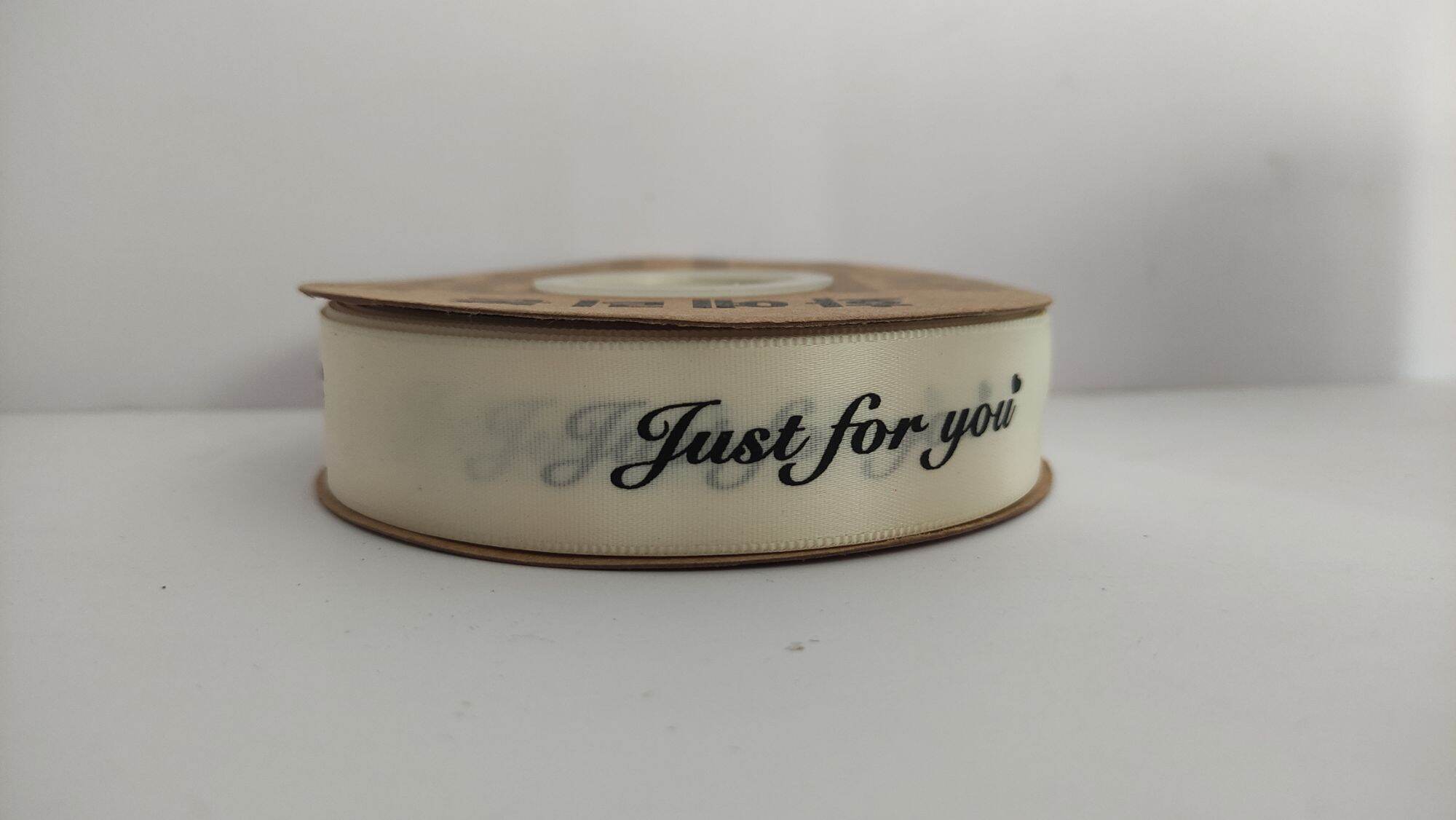 Cuộn 45m ruy băng lụa Just for you bản 2,5cm