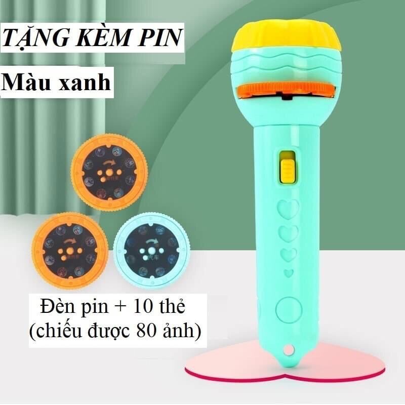 Đèn pin chiếu hình cho bé(80 hình)