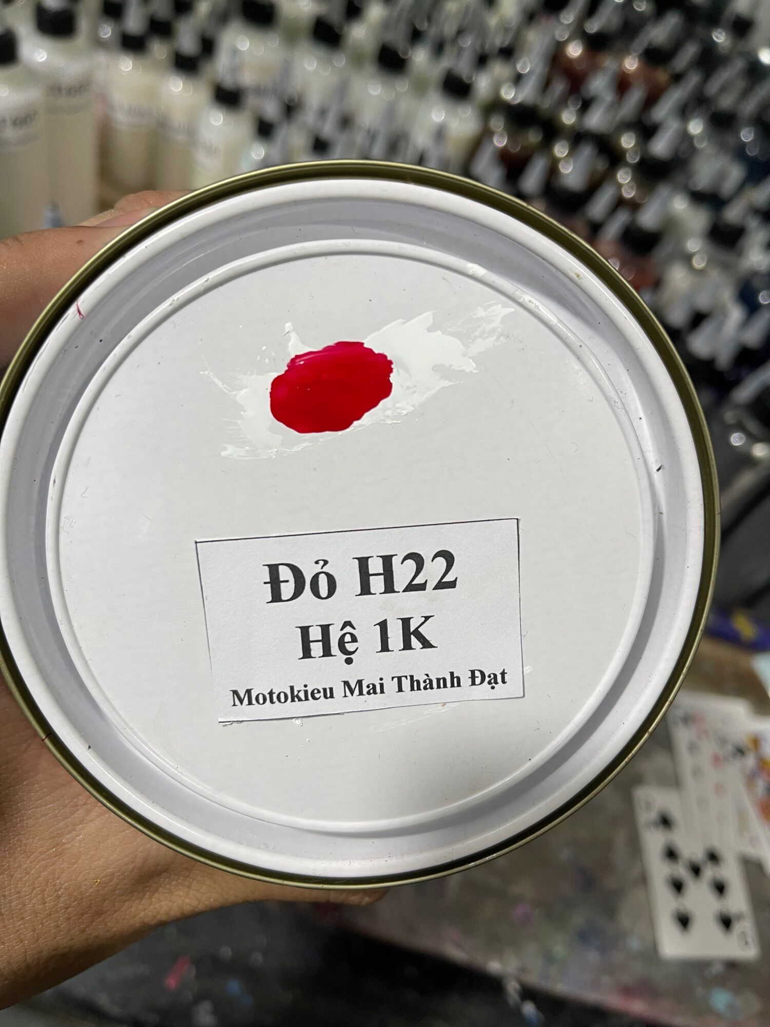 Màu sơn Đỏ H22-1K ( Sơn Oto - Xe Máy ) MotokieuMaiThànhĐạt
