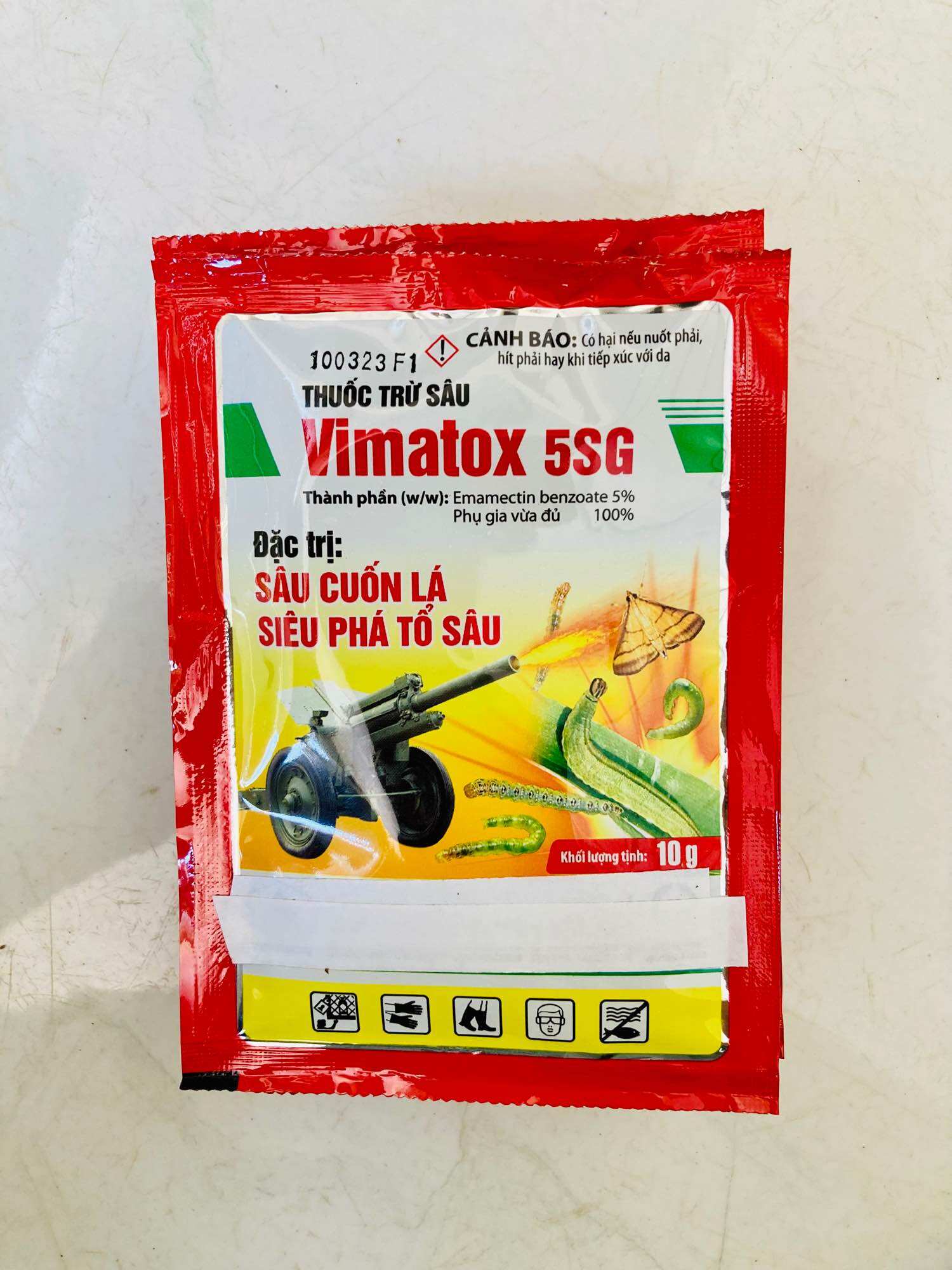 Combo 10 gói VIMATOX 5SG sâu bọ trĩ 10g