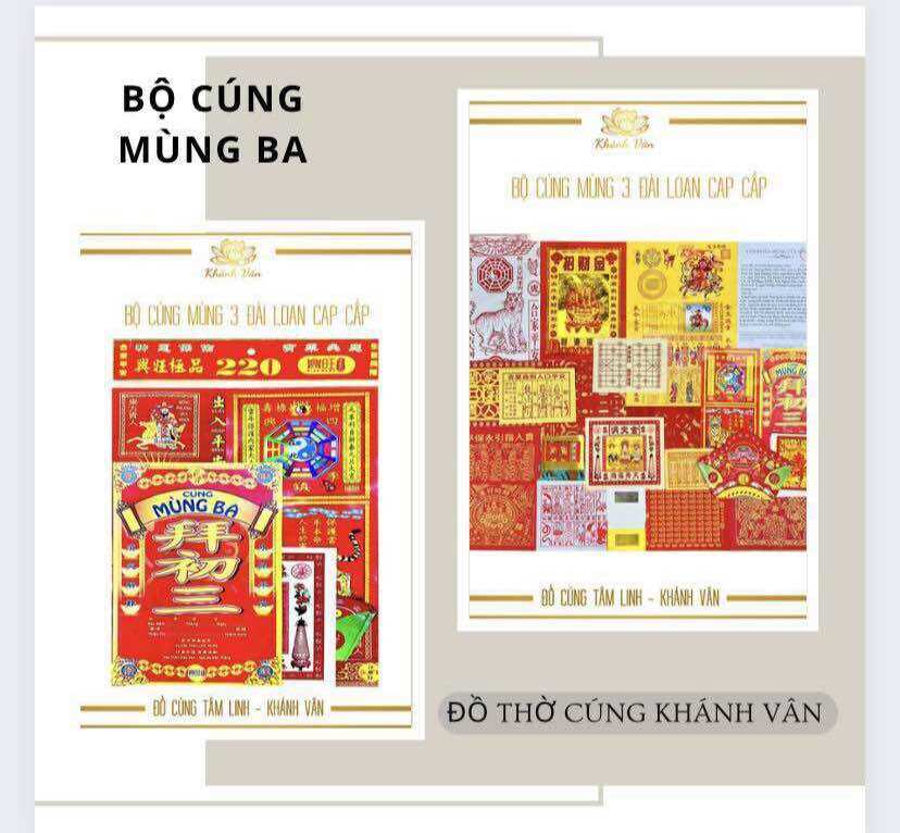Cúng Mùng 3 Tết- Lễ Hoá Vàng( Ảnh Thật + Văn Khấn )