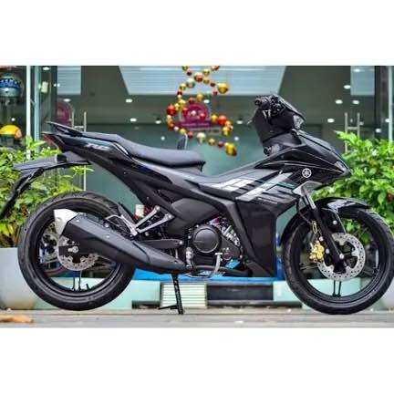 Ốp Sườn Ex 155 Màu Đen Bóng