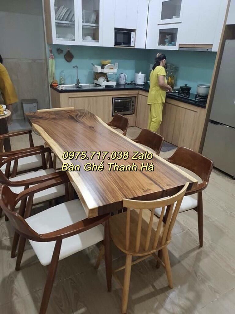 Bàn ghế gỗ nệm phòng họp cao cấp