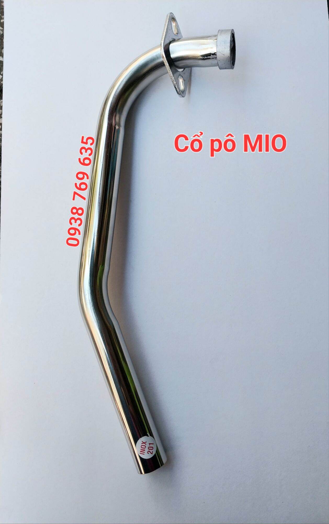 Cổ pô mio thay cổ zin