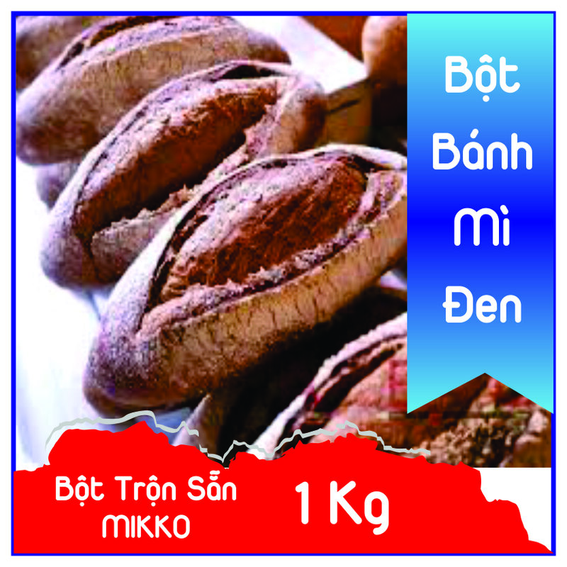 [HCM] Bột bánh mì đen gói 1 ký