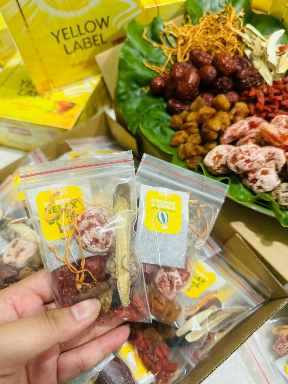 Trà lipton thảo mộc 😋😋😋