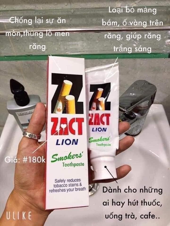 Kem đánh răng zact lion thái lan