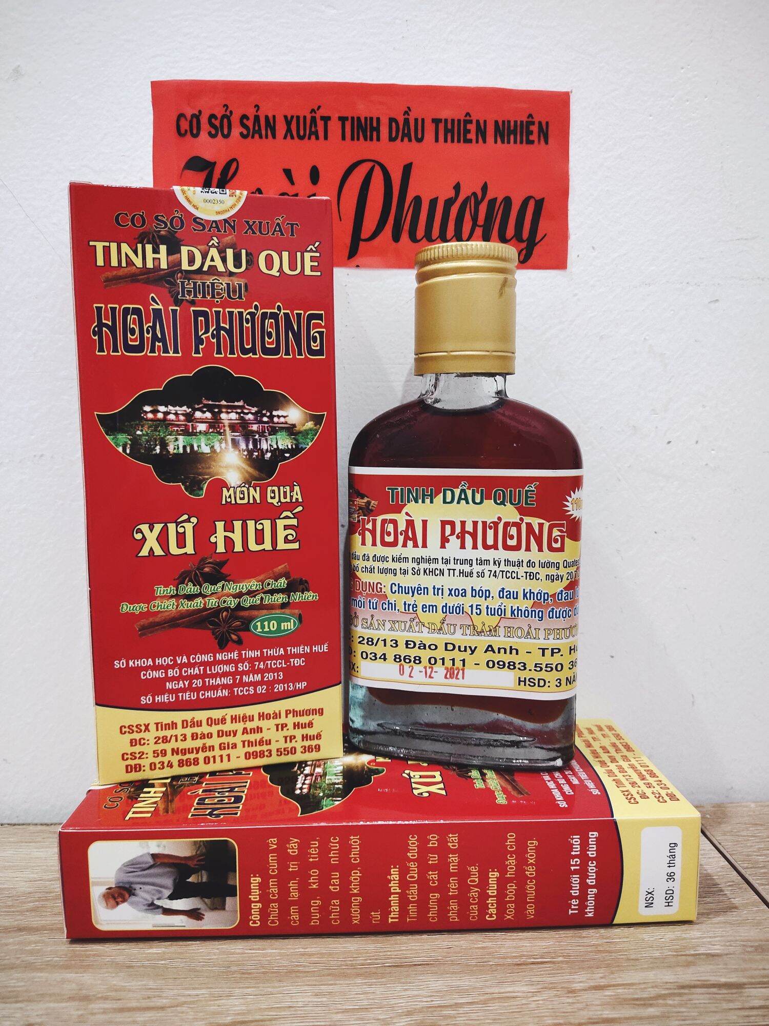 Tinh dầu QUẾ nguyên chất Hoài Phương 100ml