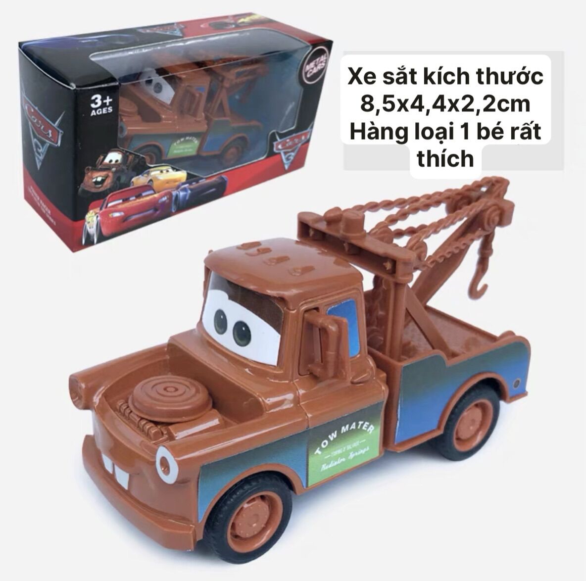 Xe Ô tô sắt Lightning macqueen - mcqueen chạy đà loại đẹp