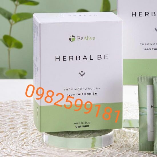 Trà thảo mộc tăng cân herbal be của be alive