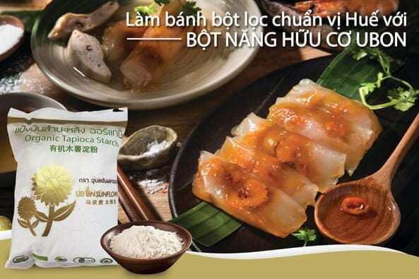 Tinh bột năng hữu cơ Ubon 400Gr - Thái Lan