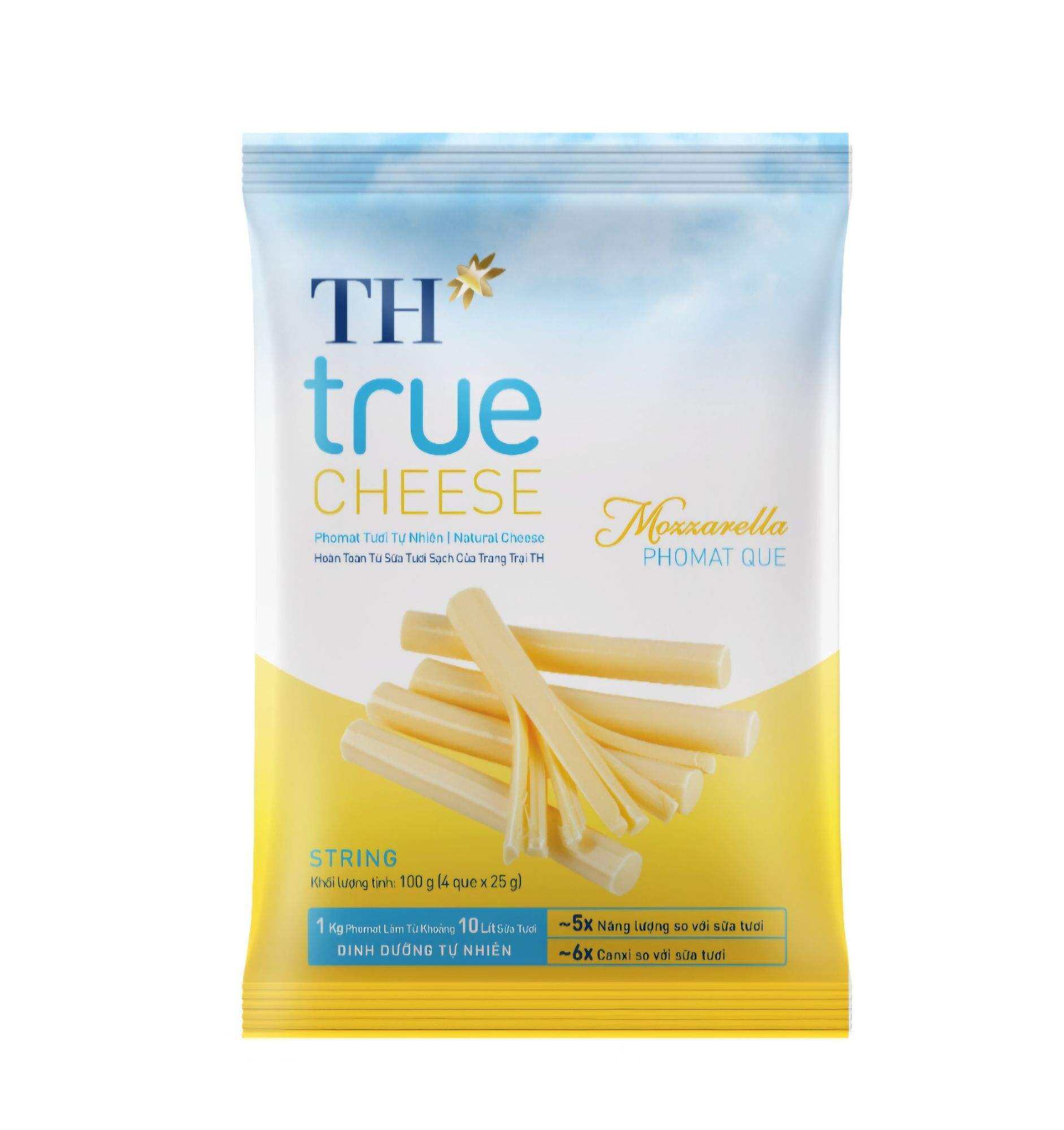 Phô Mai Que Mozzarella TH True Butter (4 que)