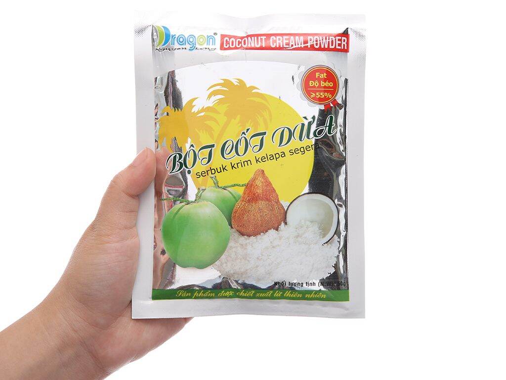Bột nước cốt dừa Dragon (Độ Béo 55%) 50gr