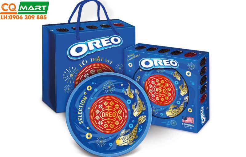 Bánh oreo vani 314g - hộp săt