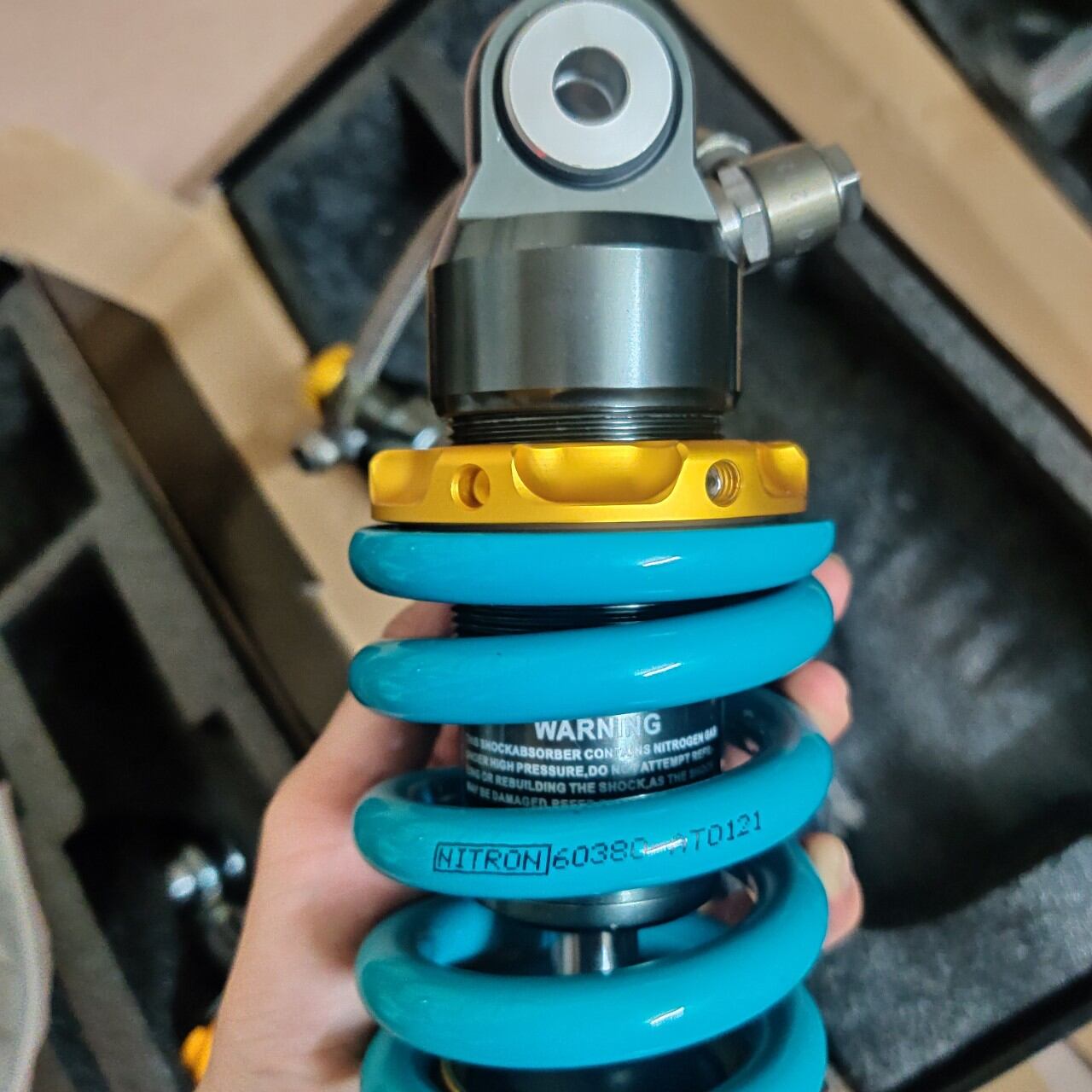 [HCM]phuộc ex nhỏ ex150 ex135 nitron ohlins xoay 360 ( mẫu 2021)
