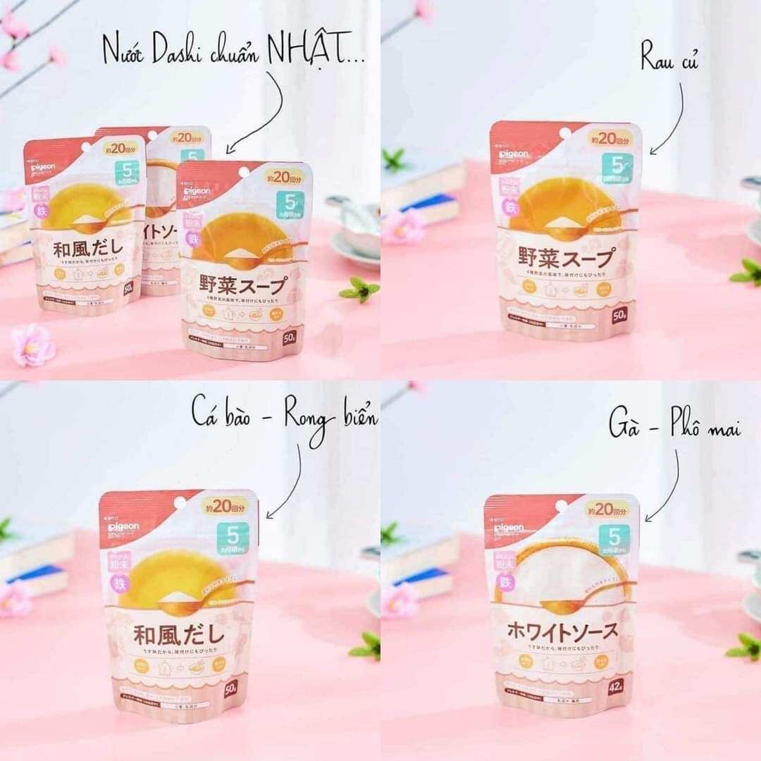 Bột nước dùng cô đặc Daishi Nhật Pigeon cho bé từ 5m