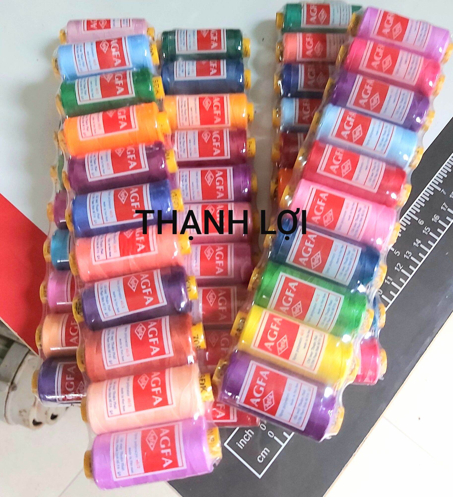 Vỉ 10 cuộn chỉ agfa thuận phát loại tốt