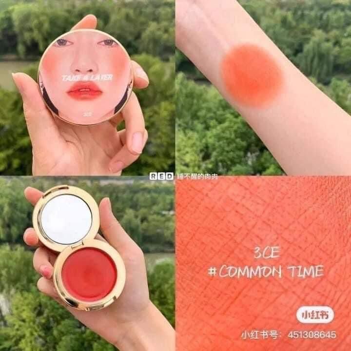3CE PHẤN MÁ 3 trong 1 màu Common time