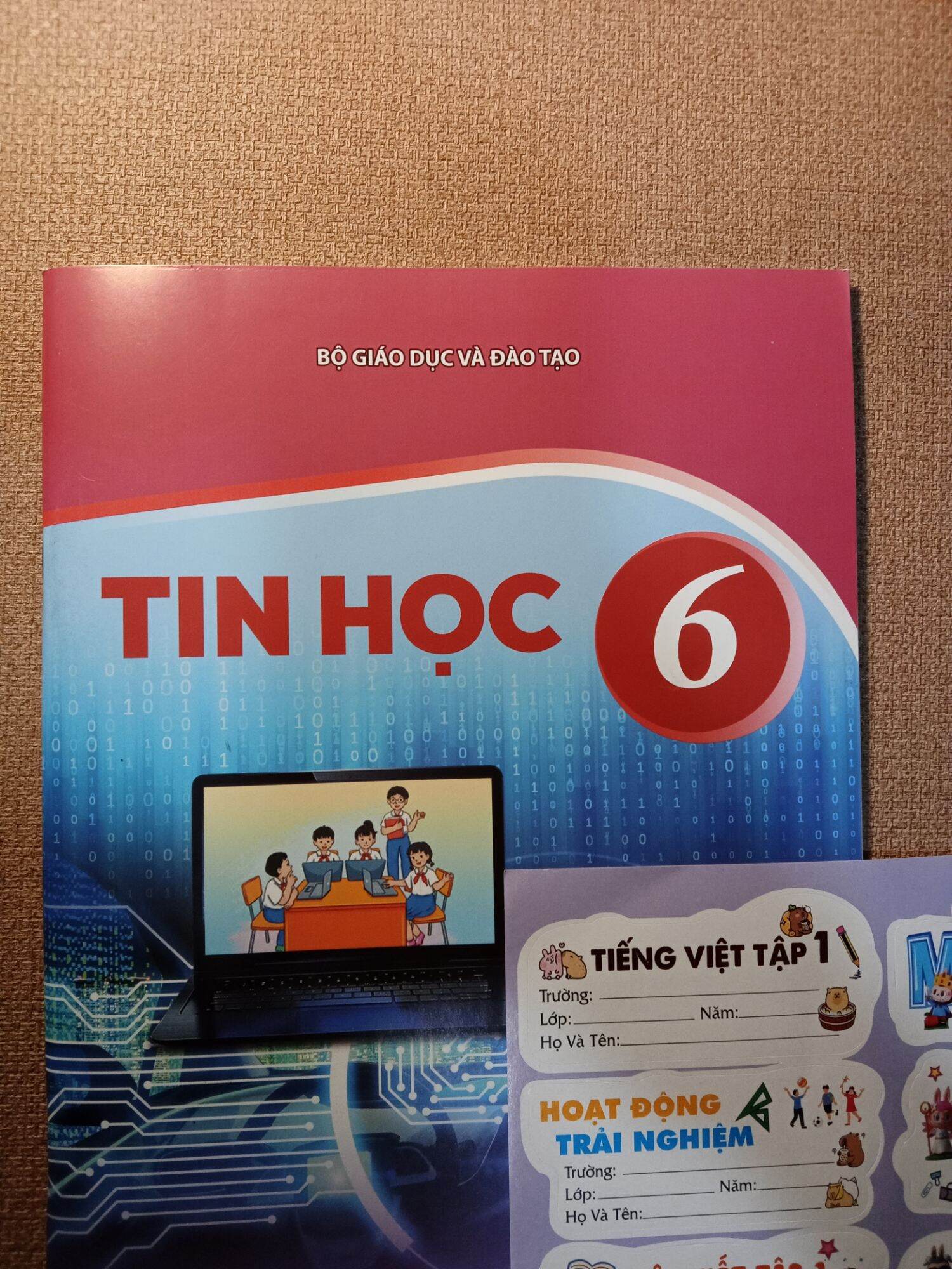 Nhãn Dán Kèm Sah. Tin Hoc Lớp 6