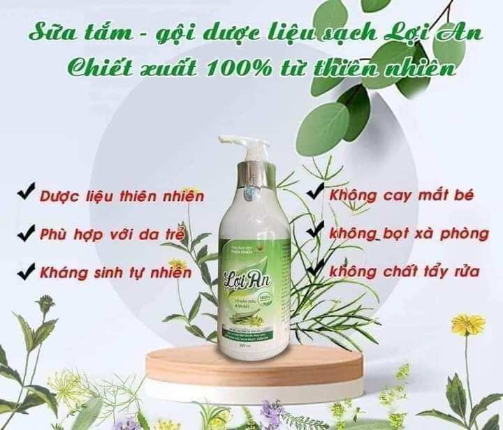 Sữa tắm gội Thảo dược Lợi An