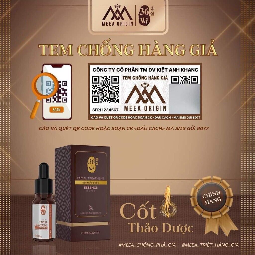 ]Serum Cốt huyết Thanh Thảo Dược 36vị 10ml