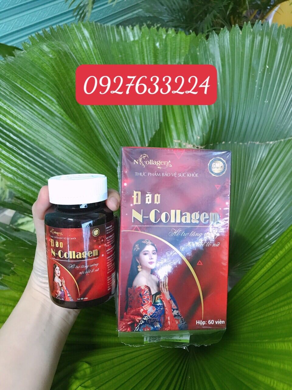 Viên Uống Đào N Collagen Hộp 60 Viên Cam Kết Chính Hãng