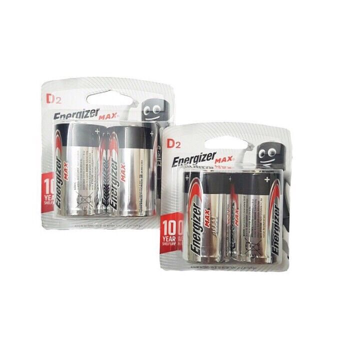 pin đại D Energizer Alkaine vỉ 2 viên