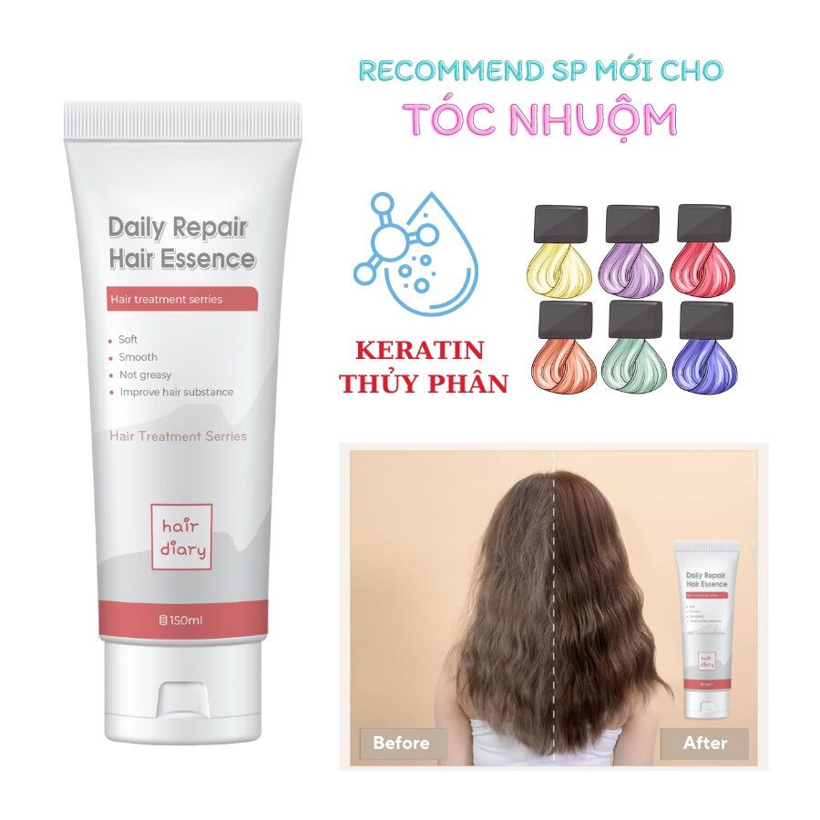 Dưỡng tóc Hair Diary dành cho tóc tẩy nhuộm