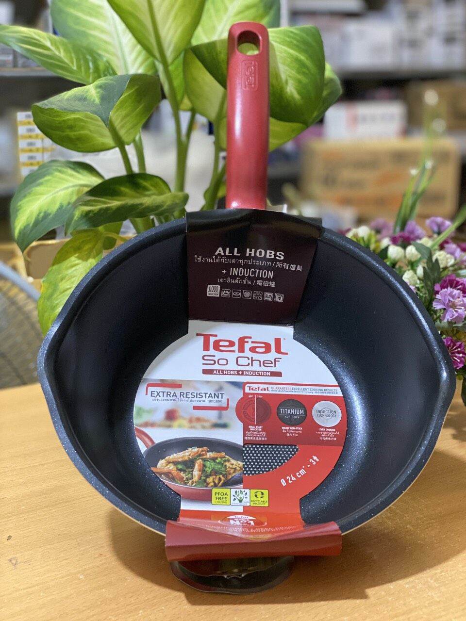 Chảo chống dính sâu lòng tefal 24cm
