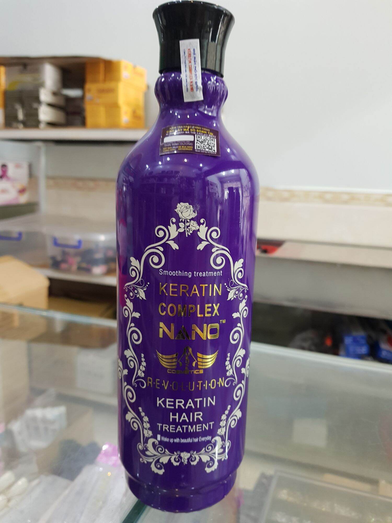 Phục hồi tóc hư tổn keratin nano complex 1000ml