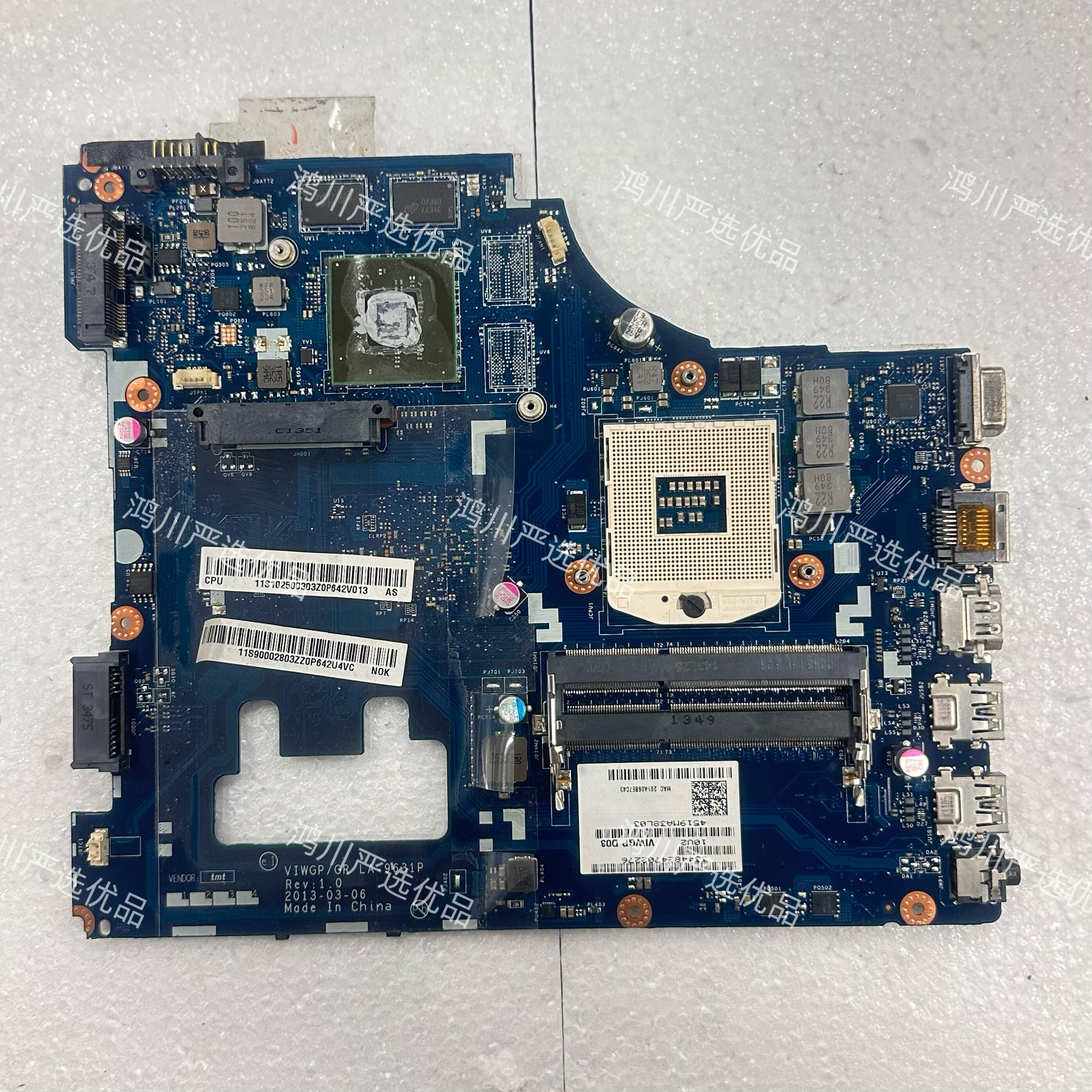 Notebook Motherboard LA-9631P LA-9641P Giá 517,000 Đồng*Miễn phí vận chuyển