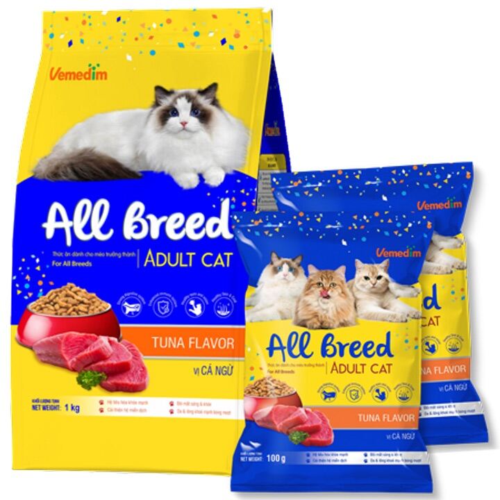 Vemedim All Breed Adult- Thức ăn cho mèo trưởng thành tăng đề kháng