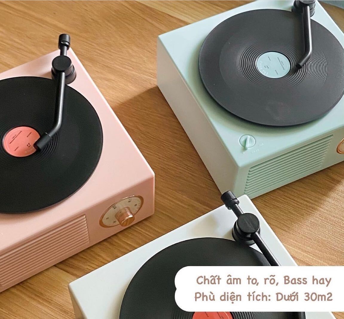 Loa Bluetooth Phong Cách Retro X10 ❌❌ Giả Lập Đĩa Than