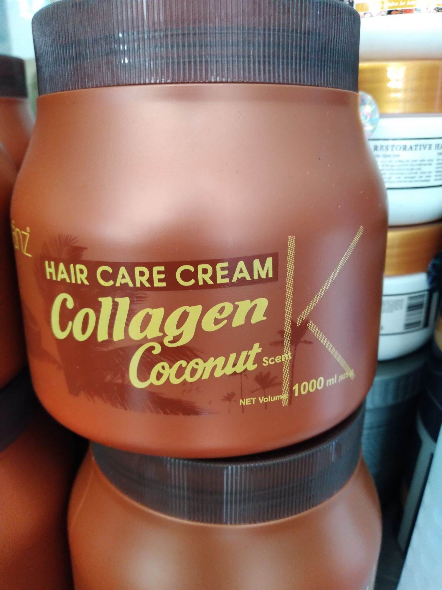 Hấp dầu (kem ủ tóc) Dừa Collagen Karanz 1000ml