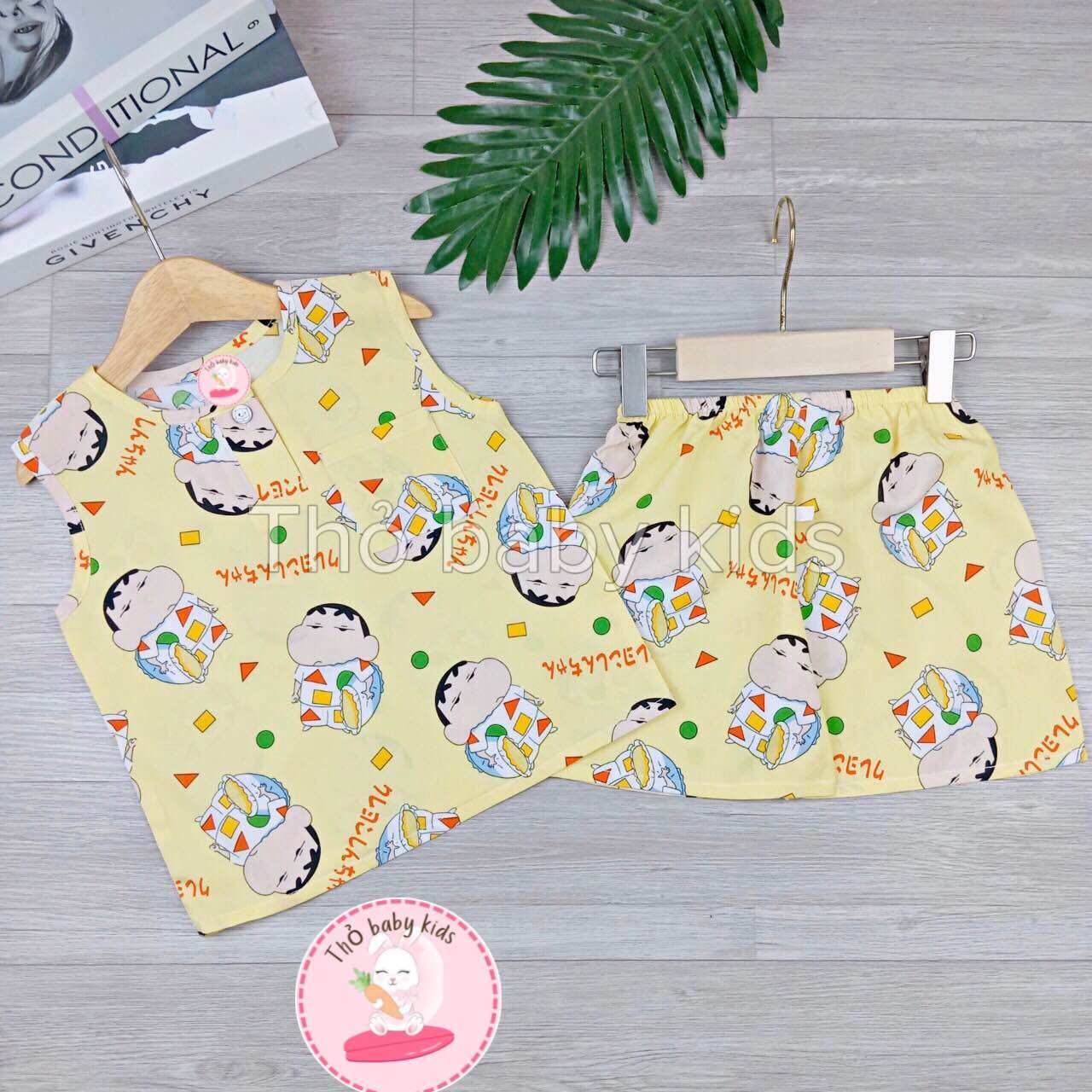 Bộ lanh sát nách bé trai, tole sát nách bé trai shop thỏ baby kids