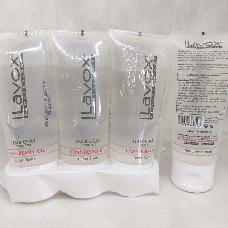 Dầu Bóng Tuýp Lavox Dưỡng Tóc Mềm Chắc Khoẻ 60ml