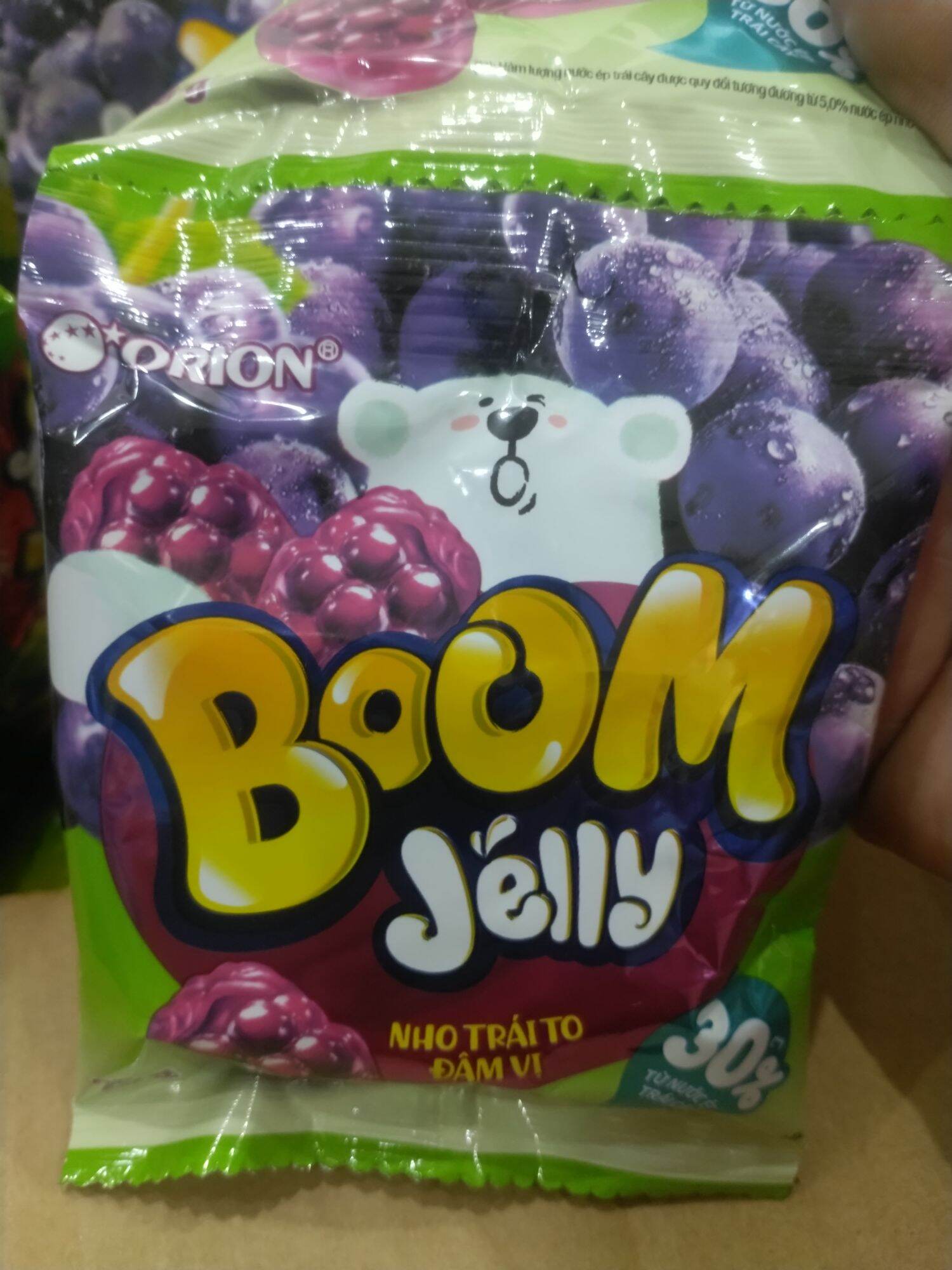 Kẹo Boom Jelly các vị gói 25g
