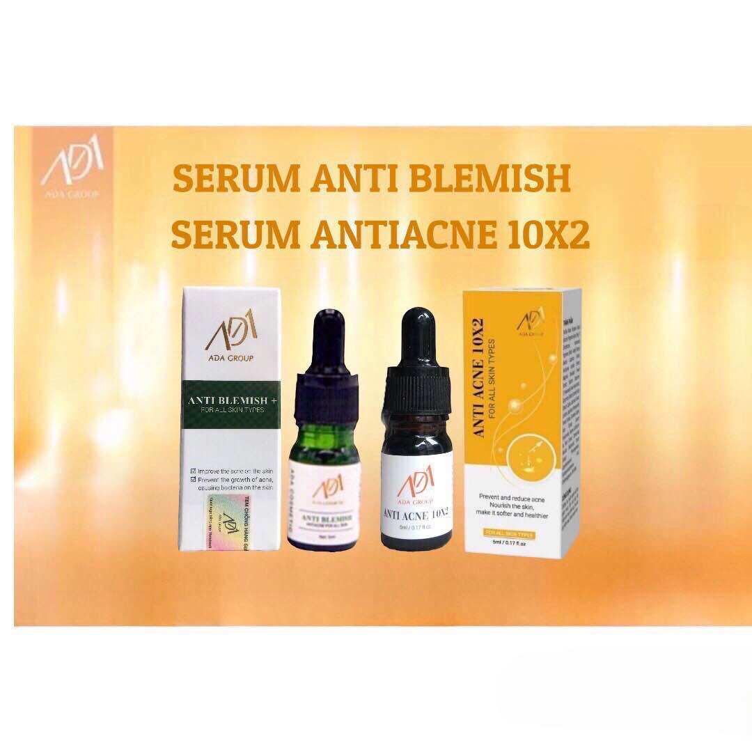 Bộ đôi serum mụn anti blemish và anti acne 10+ giúp bạn tự tin sạch mụn 100%