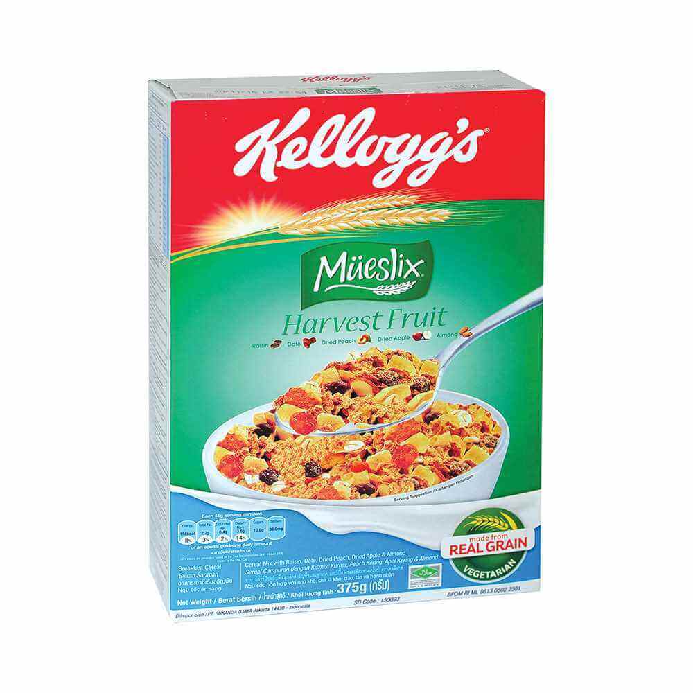 [[ Date Mới ]] Ngũ cốc Kellogg’s Mueslix harvest fruit 375g