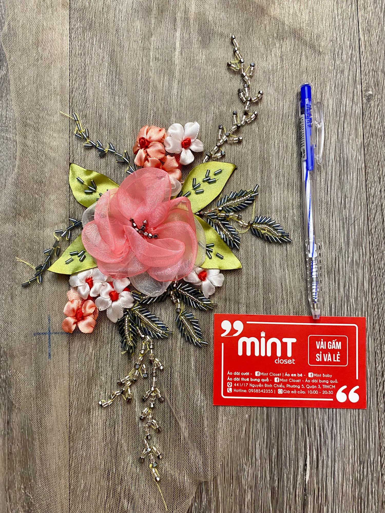 Hoa Voan Đính Cườm Đính Áo Dài, Đầm, Váy | Lazada.Vn