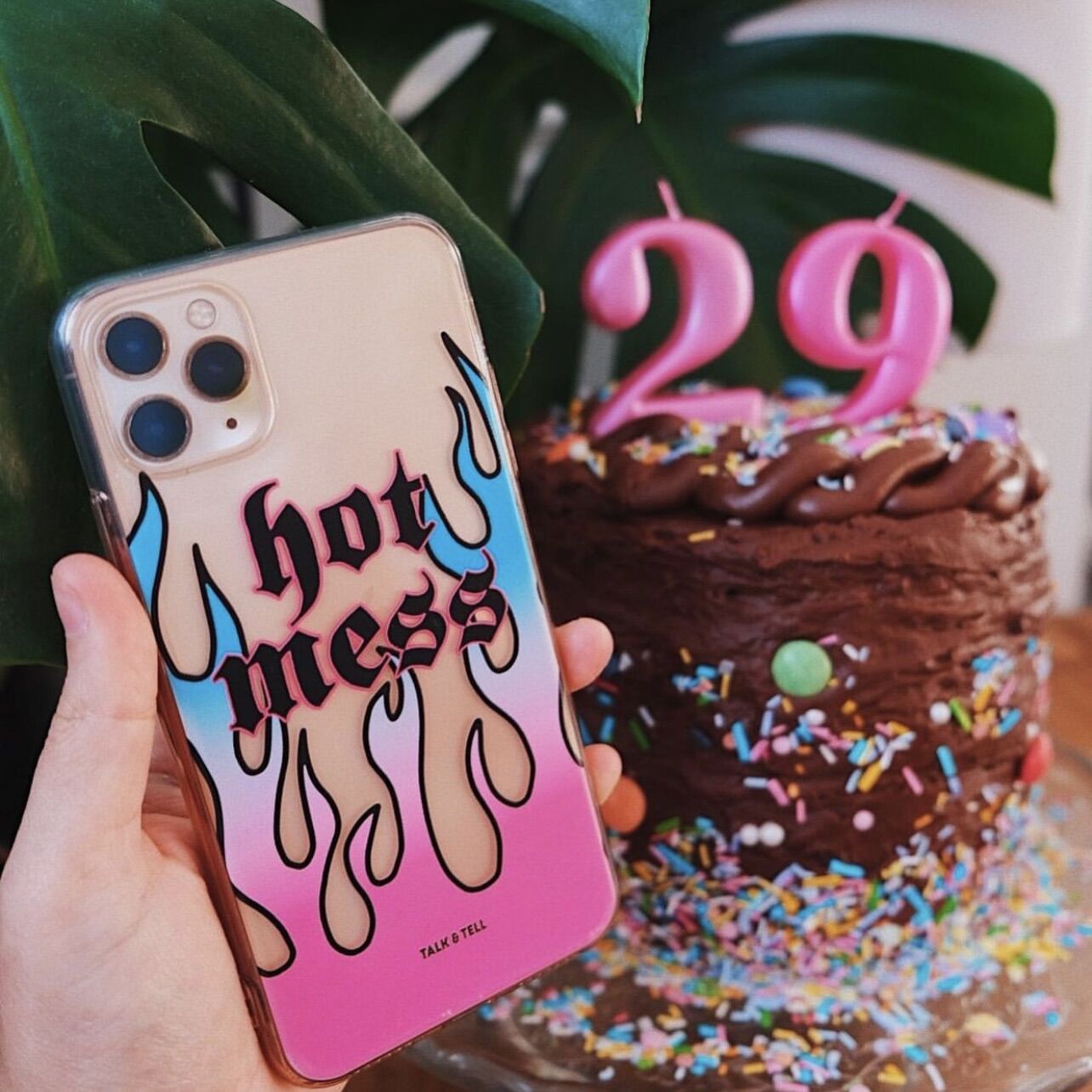 [HCM]Ốp iphone Hot Mess và Oh Honey lửa hồng và vàng