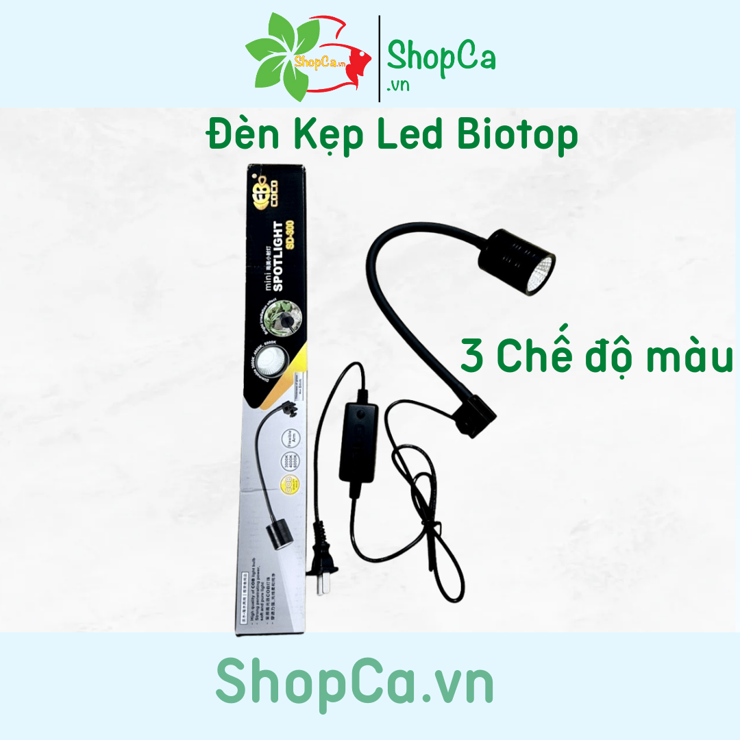 Đèn kẹp led thủy sinh BIOTOP đổi màu 3 chế độ  SD-300